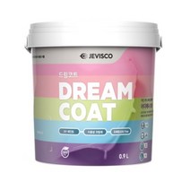 제비스코 벽지페인트 셀프페인트 드림코트 올인원 에그쉘광 0.9L, 에스프레소브라운, 900ml, 1개