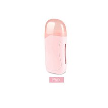 왁스 히터 워머 전문 단일 핸드 제모 왁스 기계 EU 플러그 휴대용 롤 히터, 02 Pink