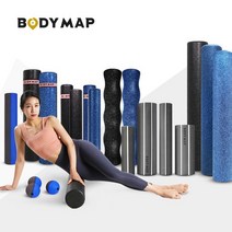 바디맵 바디맵 폼롤러 90cm EPP 하드 필라테스 요가 지름 15cm 12cm, 블루