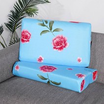 라텍스베개부드러운 코 튼 라텍스 베개 커버 쿠션 커버 30X50CM/40X60CM 인쇄 메모리 폼 잠자는 베개 케이, 12 O_02 40X60cm