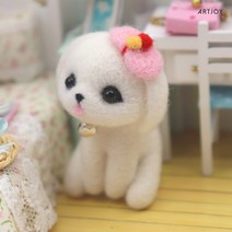 아트조이 DIY 강아지 양모펠트 키트 리본