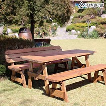 [철제야외용테이블세트] 코나 빅 야외테이블세트 카페 정원 테라스 야외용 테이블 세트, 카푸치노