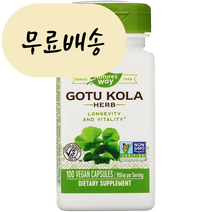 네이쳐스웨이 고투콜라 허브 475mg 100개입 해외직구, 100정, 1개