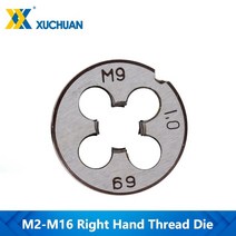 공구 diy 금형 기계 라운 금속 절단 죽을 나사 절삭 M2-M16 도구, [32] M16x0.75
