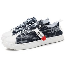 연청 진청 블랙 데님 캔버스화 스니커즈 커플 남성 스트랩 단화 로우컷 슬립온 심플 데일리룩