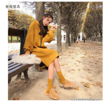 롱 니트 원피스 여성 데일리 knit dress 6D853