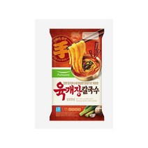 풀무원 육개장칼국수 415g (2인분) 얼큰한국물 쫄깃함 진한국물 존맛탱 한끼대용, 14개