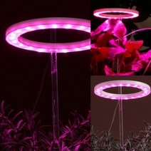 화분 LED 식물등 (핑크) 식물용조명 식물햇빛 식물성장램프