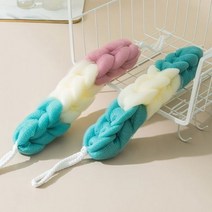 버블 스파볼 부드러운 등밀이 바디 타올 욕실 바스볼 소품 대왕 목욕 왕꽈배기 용품, 1p