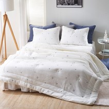 고밀도 아사면 60수 간절기 워싱 차렵이불 슈퍼싱글 퀸