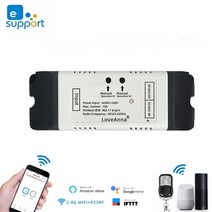 스마트 자동 커튼 IOT 블라인드 Ewelink 롤링 도어 스위치 2 4 채널 와이파이 릴레이 dc 12v 24v 32v ac 110v 220v 모터 인칭 자동 잠금 모듈iot, 4ch85-250vcase rf433