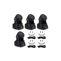 Bruce & Shark 블루스 상어 네 대 무빙라이트 무대 조명 7LEDs 스테이지라이트 7x10W RGBW 4in1 LED 스테이지 디스콜라이트 disco512컨트롤러-, 상세페이지 참조, 상세페이지 참조