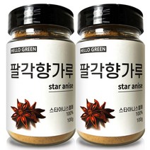 헬로우그린 팔각향 가루 통, 2개, 100g