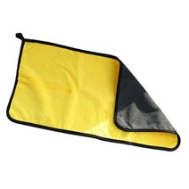 버핑 타올 세차 수건 물기제거 타월 차량 물흡수 자동차 본넷 물때방지 매끄러운 트렁크 걸레 닦이 차유리 왁싱 셀프 광택 클리닝, 1개, 오렌지