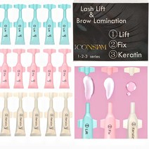 Liber beauty 속눈썹 리프트 키트 눈썹 파마 세팅 로션 세트 일회용 대용량 1.5ml 튜브 라미네이션용 빠른 효과 3단계 리프팅 케라틴 영양 세럼이 있는 고정 5가지 트리