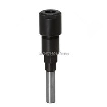 목공기계 목공공구 8mm 샹크 조각 기계 연장 막대 밀링 커터 라우터 비트 확장 콜레트 새로운 2019, 한개옵션0