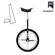 K2BIKE UNICYCLE 외발자전거 유니사이클 20인치, K2BIKE 외발 20인치 블랙+레드