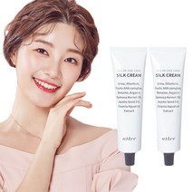 애트리 실크크림 각질제거 얼굴 발 뒷꿈치 무릎 건성피부 굳은살 피부미백 피부진정 고보습 50ml 1개, 실크크림 2개
