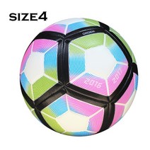 자블라니 PU 심리스 팀 축구 성인 사이즈 5 전문 훈련, 4.pink green-사이즈4, 1개