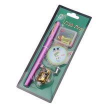 낚싯대 탄소 플라이 섬유 초경량 낚시대 스피닝 휴대용 초보 바위 얼음 루어 릴 1m 텔레스코픽 미니 포켓 펜 알루미늄 합금 물고기 장대 (로드 + 휠 + 액세서리 + 와이어, 푸른, [06] BU