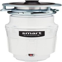 Smart Choice SC05DISPC1 12 HP 음식물 처리기 2600 RPM 흰색 부식 방지 유리 강화 폴리에스터 그라인드 챔버, 단일모델명/품번
