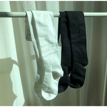 [누디즐 폴웨어] 쫀쫀한 기본 오버 니삭스 블랙 화이트 이그조틱 양말 니삭스