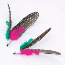 허브펫 고양이 낚시용 리필 꿩 깃털 반려동물 칭찬 짜먹는 캣 (6617570), 기본