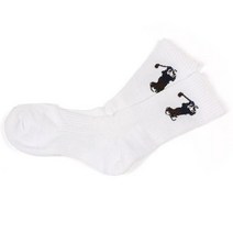 겜프 골프양말, 남성용 고급양말-화이트