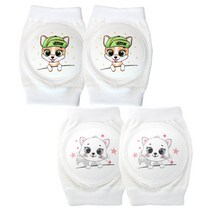 베이슈 시그니처 퓨어코튼 무릎보호대 힙퍼피1세트+큐티 블링 캣1세트 2세트 4P