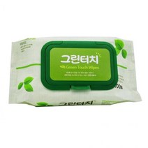 [가성비 최고]물티슈-캡형 그린터치 100매 YS21AU09