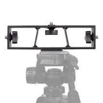 트리플 삼각대 장착 멀티 앵글 G0Pro ㅎl어로 1/4 9 8 유튜브 아프리카 개인 방송 DSLR 동영상 카메라, 단품