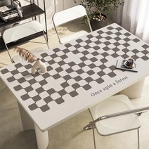 가죽 식탁매트 식탁 테이블 책상 보호필름 유리대용 가죽 방수 식탁매트, 70×120cm, H