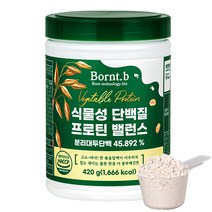 본트비 식물성 단백질 프로틴 밸런스, 420g, 1개