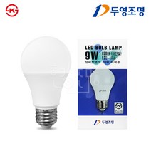 두영 LED전구 9W, 주광색, 1개