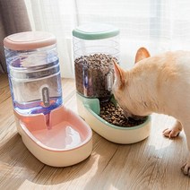 강아지 자율급식기 고양이 급수기 애견 밥그릇 물통 강아지물그릇 mg151ea, 급식기민트, 본상품선택