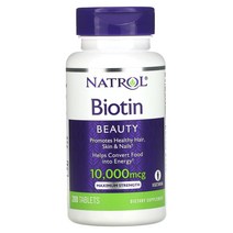 나트롤 비오틴 바이오틴 맥시멈스트랭스 10000mcg 200정