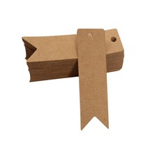 QIAOYI 구멍 결혼식 공급 반지 레이블 가격 태그 포장 끊지 태그 발렌타인 데이 대 한 빈 선물 태그 파티, 종이, 크래프트