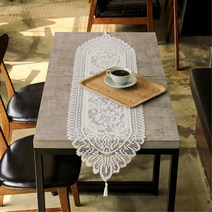 레스토랑 호텔 식당 레이스 테이블 러너 협탁보 깔개, 상세페이지참조
