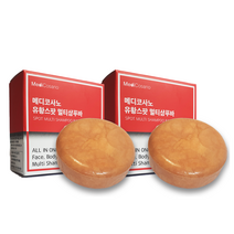 메디코사노 유황비누 올인원 고체샴푸바 100g, 2개