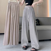 여름 스트라이프 와이드 롱 밴딩 아리오밴딩팬츠