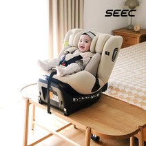 시크(SEEC) 제로맥스360E 전연령 회전형카시트, 시크 블랙