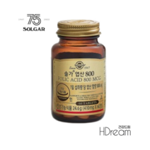 솔가 엽산 800 100정 60정 임신선물 영양제 HD 임산부엽산, 솔가 엽산 800 mcg 60정 2병