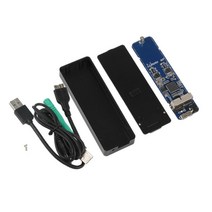 MAC SSD HDD 인클로저 케이스 울트라 맥북 공기/프로에 마이크로 USB 3.0, 110x37x13mm, 블랙, 알루미늄 합금