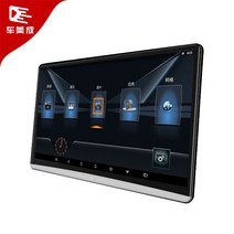 차량 전기종 범용 뒷좌석 모니터 13 범용 블루투스 차량용 TV 4K HD HDMI 안드로이드 뒷좌석 엔터테인먼트 뒷좌석 헤드레스트 모니터에 DIY, 가정용 전원