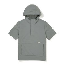 [국내매장판]스노우피크아노락 바람막이 루트 후디 반팔 Light Khaki 라이트 카키 S23MURAN65LK