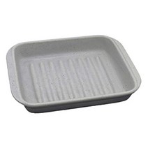 요리하고 식탁에 낼 수 있는 도기 그릴러 접시 일본제 만고야키 직화 생선 구이 그릴