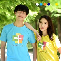 2022 교회티 I love Church 처치 성인 교회 단체티 주문 제작