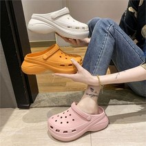 [플레이스31] 비치 슬리퍼 아쿠아 여행 물놀이 키높이 PVC 슬리퍼