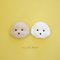 푸들 석고방향제 답례품 차량용 디퓨저 5ml, 넥타린블로썸 허니-화이트-블랙캡타입