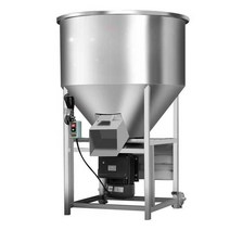 스테인레스 사료배합기 교반기 믹서기 펠릿 제조기, 100kg (220V) 커버 포함 체인 드라이브
